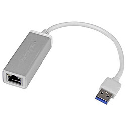 StarTech.com Adaptateur réseau USB 3.0 vers Gigabit Ethernet - Argent StarTech.com Adaptateur réseau USB 3.0 vers Gigabit Ethernet - Argent