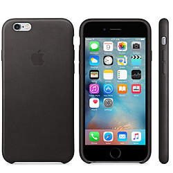 Apple iPhone 6s Leather Case - Noir - MKXW2ZM/A