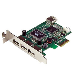 StarTech.com Carte contrôleur PCI Express à 4 ports USB 2.0