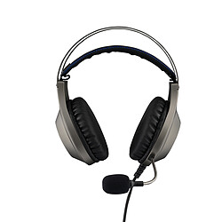 The G-Lab Korp Chromium Silver - Filaire Casque gamer - stéréo X-trass bass - PC/PS4/Xbox - jack 3,5 mm - micro ajustable 