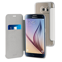 Muvit Etui Folio Case Blanc pour Samsung Galaxy S7