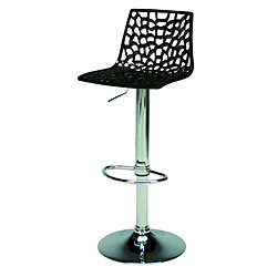 3S. x Home Tabouret De Bar Design Noir SPARTE