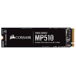 Corsair Force MP510 Series 480 Go M.2 NVMe PCIe Gen 3 x4 Disque SSD  M.2 NVMe PCIe Gen 3 x4 3480 Mo/s CSSD-F480GBMP510