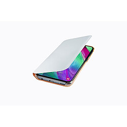 Samsung Etui à rabat pour Galaxy A40 - EF-WA405PWEGWW - Blanc