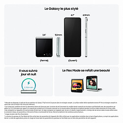 Avis Samsung Galaxy Z Flip5 - 8/256 Go - 5G - Crème 