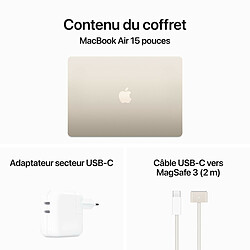 Apple MacBook Air - 8/256 Go - Lumière stallaire - MRYR3FN/A pas cher