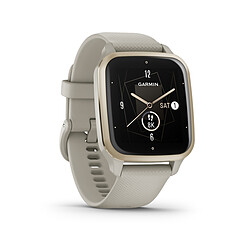 Garmin Montre connectée mixte Venu Sq 2 010-02700-12 - Bracelet Silicone Beige pas cher