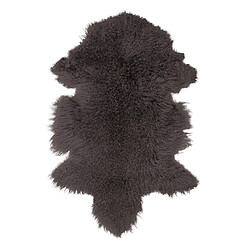 House Nordic Tapis Peau de Mouton Marron-Gris LAMBSKIN 50x85cm