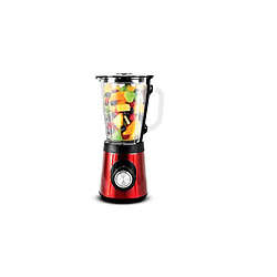 Kitchencook Blender en verre gradué 500W B9turbo - Rouge