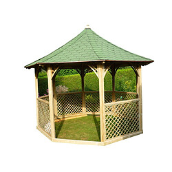 HABRITA - Pavillon de jardin octogonal - 4,16 m de diamètre