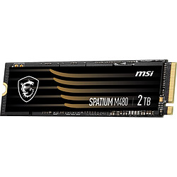 Avis MSI SPATIUM M480 2 To PCI-Express 4.0 NVMe M.2 880