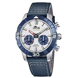 Montre connectée Homme Lotus Montres  L18811-1 - Bracelet Cuir Bleu