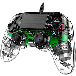 Acheter Nacon Manette filaire Officielle PS4 Compact Transparente VERT