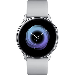 Samsung Galaxy Watch Active - 40 mm - Gris Etain · Occasion Montre connectée - Cardiofréquencemètre - Baromètre / altimètre - Accéléromètre / Gyroscope - GPS / GLONASS - Compatible Android & iOS