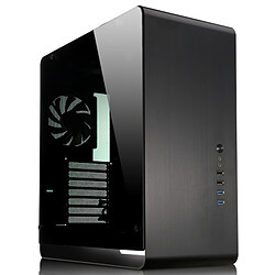 Jonsbo UMX4 Black - Verre trempé Boitier PC ATX / M-ATX / ITX - Noir