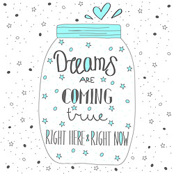 DECLIKTABLEAU Tableau Quotes Dreams Come True 60x60 