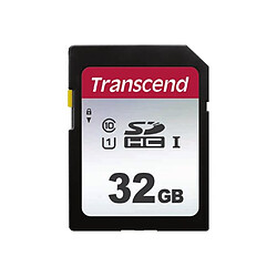 Transcend 300S 32 Go Carte mémoire SDXC/SDHC - 32 Go -  UHS-I Classe 10 - TS32GSDC300S