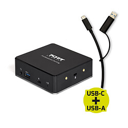 Port Connect Station d'accueil universelle USB-A & USB-C 2x 2K - 2x HDMI