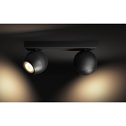 Acheter Philips Hue White Ambiance BUCKRAM Spot barre tube 2x5.5W - Noir (télécommande incluse)