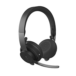 Logitech Logitech Zone Wireless Teams Casque, Arceau, Bureau/Centre d'appels, Graphite, Binaural, Multi-clés, Volume +, Volume +