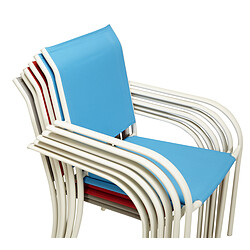 Avis Carrefour Fauteuil de jardin Tello - Bleu - DP308J