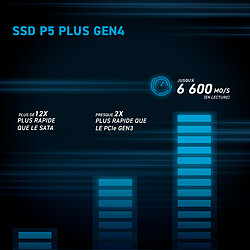 Acheter Crucial Disque SSD P5 Plus 1 To Gen4 NVMe M.2