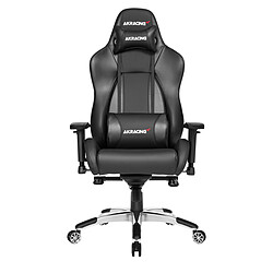 AKRacing Master Premium - Carbone Chaise gamer revêtement similicuir - dossier inclinable 180° - accoudoirs 4D - 150Kg - pieds 5 branches