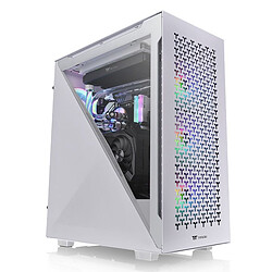 THERMALTAKE Divider 500 TG Air Snow - ATX - Blanc - Avec fenêtre