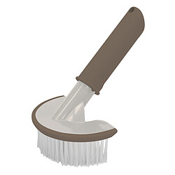 KOKIDO Brosse de nettoyage spa Brosse de nettoyage spa - 15 x 13 x 17 cm - Marron et blanc