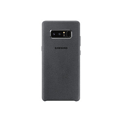 Coque SAMSUNG Note 8 alcantara gris foncé Coque SAMSUNG Note 8 alcantara gris foncé