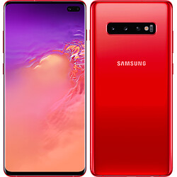 Samsung Galaxy S10 Plus - 128 Go - Rouge - Reconditionné