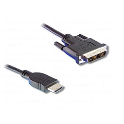 Cable DVI-D mâle / HDMI mâle, 2m00