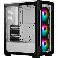 Corsair iCUE 220T - ATX - RGB - Blanc - Avec fenêtre