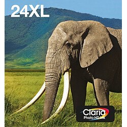 Epson EasyMail Multipack Eléphant-Claria Photo HD n°24 N,C,M,J,Cc,Mc (XL)