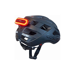 Cosmo Connected Casque Helmet Road Noir  + Cosmo Ride S/M Casque en polycarbonate + Feu de freinage connecté et amovible Cosmo Ride