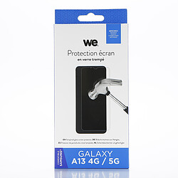 WE Verre Trempé pour SAMSUNG GALAXY A13 4g / 5G] - Film Protection Ecran Anti-Rayures - Anti-Bulles d'Air - Ultra Résistant - Dureté 9H Glass