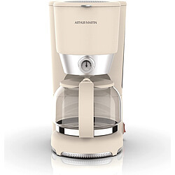 Arthur Martin Cafétière rétro - 12 tasses - 900W - Beige Cafétière rétro - 12 tasses - 900W - Beige