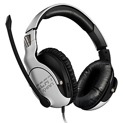 ROCCAT Khan Pro Blanc - Filaire Casque gamer - Son stéréo - Compatible PC, PS4, Xbox One et Mobile - Connexion filaire double Jack 3,5mm - Blanc