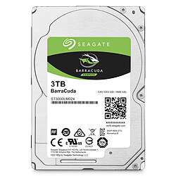 Seagate Technology Barracuda 3 To - 2.5'' SATA III 6 Go/s - Cache 128 Mo Disque Dur Interne - SATA III 2.5'' - 5400 tr/min - Cache 128 Mo