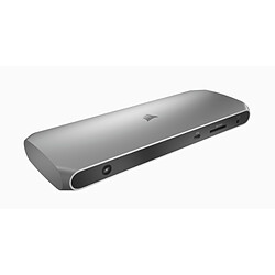 Corsair TBT100 Thunderbolt™ 3 Dock Dock Hub - 2x USB-C 3.1 et 2x USB-A 3.1 - 2x HDMI - 1x Prise audio 3,5mm - Port Gigabit Ethernet - Lecteur de carte SD - Compatible PC et MAC