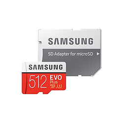 Samsung EVO PLUS 512 Go avec adaptateur