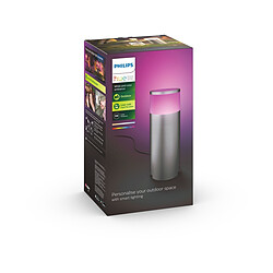 Acheter Philips Hue Borne d'éclairage extérieur connectée CALLA - White & Color Ambiance - Inox