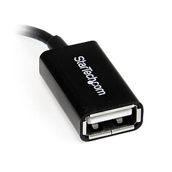 Avis StarTech.com Câble adaptateur Micro USB à angle droit vers USB Host OTG de 12cm 