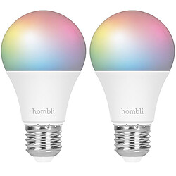 Hombli Ampoule connectée CCT/RGB 1+1 Free