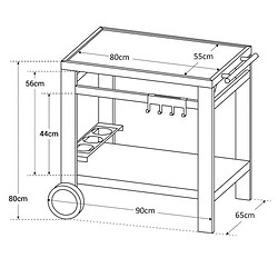 Acheter cook'in garden Desserte de jardin - MEDIA M