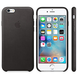 Avis Apple iPhone 6s Leather Case - Noir - MKXW2ZM/A