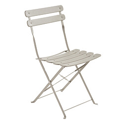 Carrefour Chaise bistrot pliante - Gris