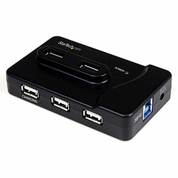 StarTech.com Hub combiné USB 3.0/2.0 6 ports avec port de charge Hub 2 ports USB 3.0 StarTech.com + 4 ports USB 2.0 + 1 port de charge USB