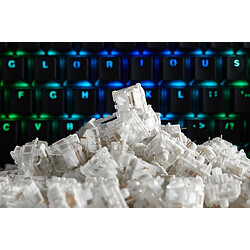 Glorious PC Gaming Race Pack de 120 switchs Gateron Clear MX