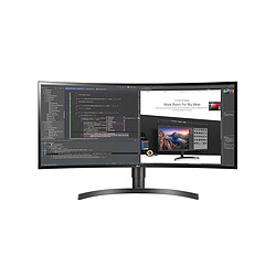 LG 34'' LED - 34WN80C-B Ecran PC Multimédia Incurvé - 3440*1440 - Dalle IPS - 5 ms - 60 Hz - AMD Freesync - Flicker Free - HDMI/DisplayPort